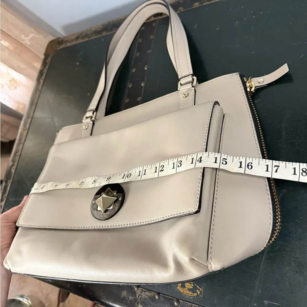 Kate Spade Varick Collection Austin Taupe Purse